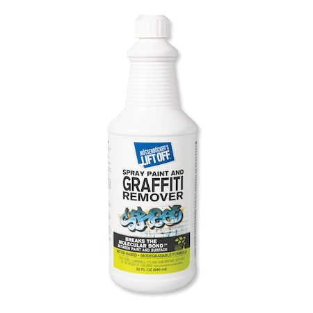 4 Spray Paint Graffiti Remover, 32oz, Bottle, PK6